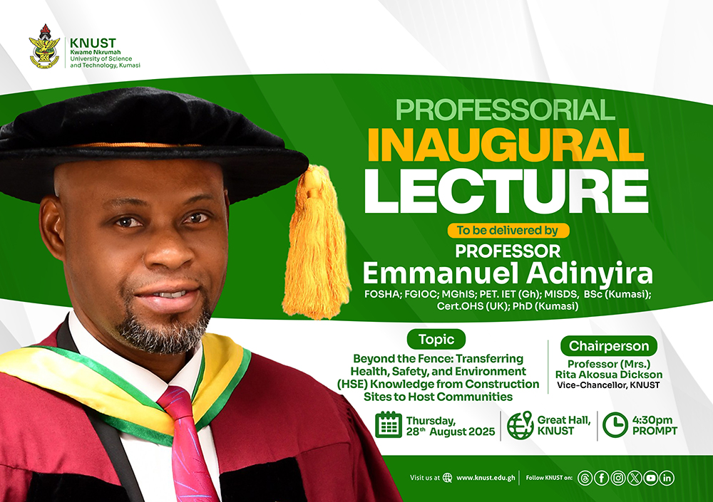 Professorial Inaugural Lecture of Professor Emmanuel Adinyira