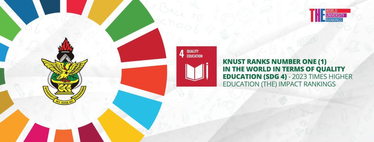 KNUST ranks first in the world for promotion of quality education